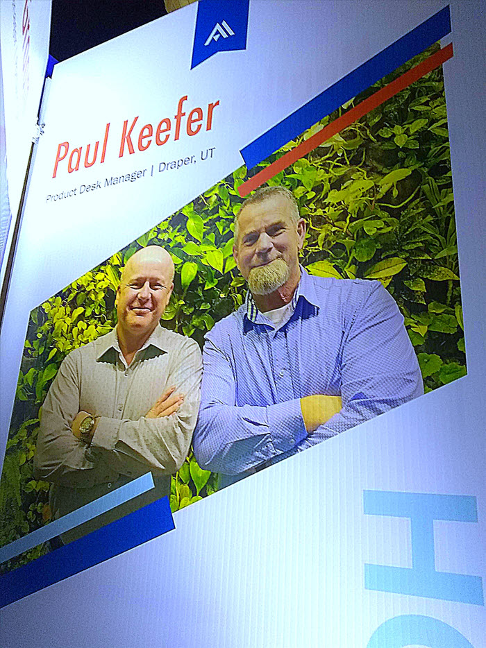 Paul with a colleague